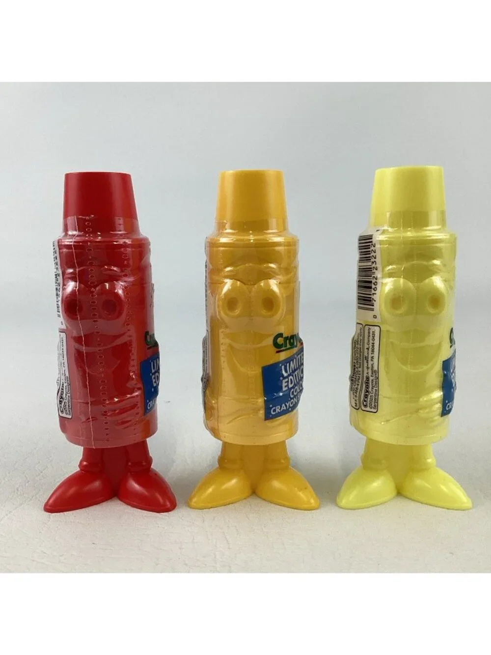 Crayola Crayon Sharpener Limited Edition Sealed Bundle Lot Red Orange Yellow